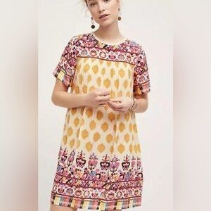 Tanvi Kedia Caltha Swing Tunic Dress Anthropologie Size S